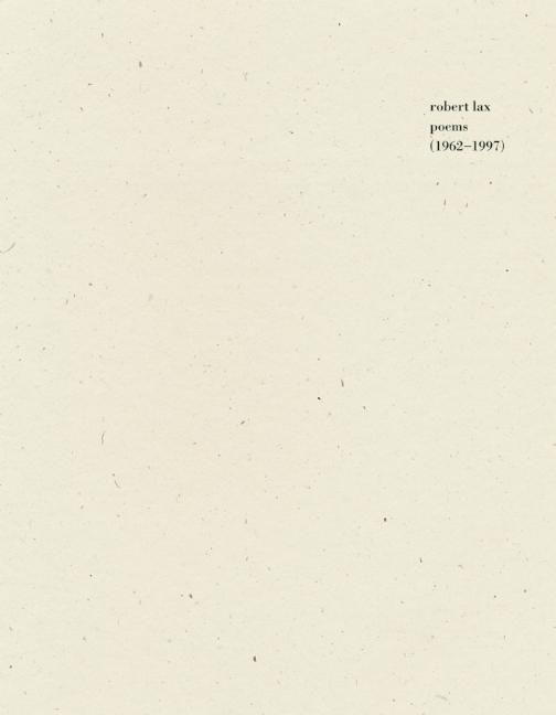 Cover: 9781933517766 | Poems (1962-1997) | Robert Lax | Taschenbuch | Englisch | 2013