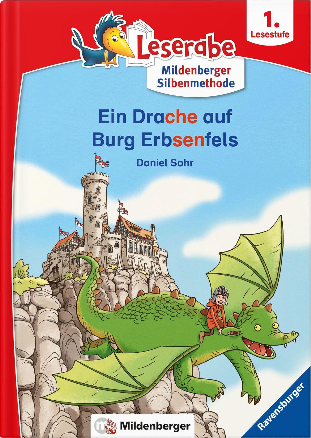 Cover: 9783619146345 | Leserabe - Ein Drache auf Burg Erbsenfels | Lesestufe 1 | Daniel Sohr