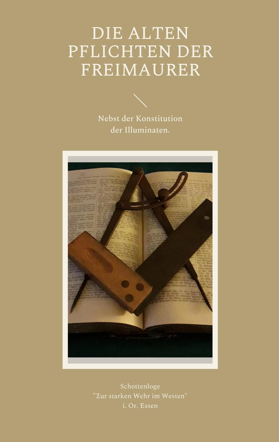 Cover: 9783756822584 | Die Alten Pflichten der Freimaurer | Cornelius Rosenberg | Taschenbuch