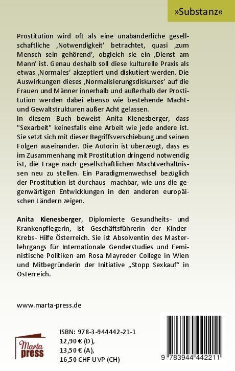 Rückseite: 9783944442211 | Fucking Poor | Anita Kienesberger | Taschenbuch | Paperback | Deutsch
