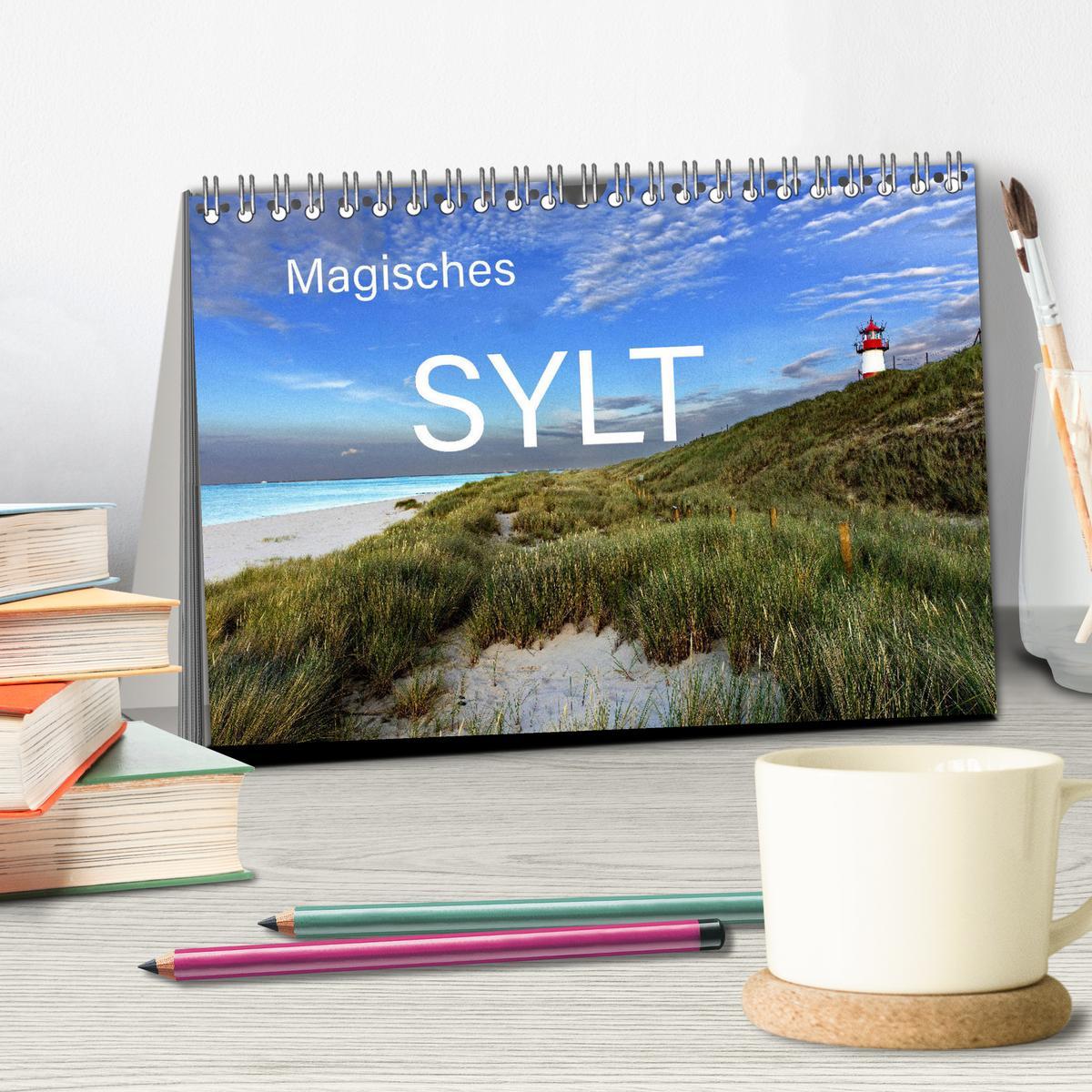 Bild: 9783435309672 | Magisches Sylt (Tischkalender 2025 DIN A5 quer), CALVENDO...