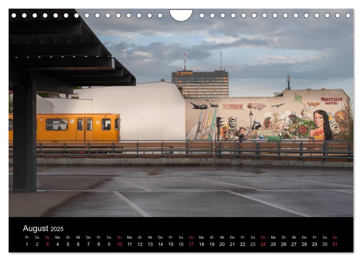 Bild: 9783435603862 | Auf Gleisen durch Berlin (Wandkalender 2025 DIN A4 quer), CALVENDO...