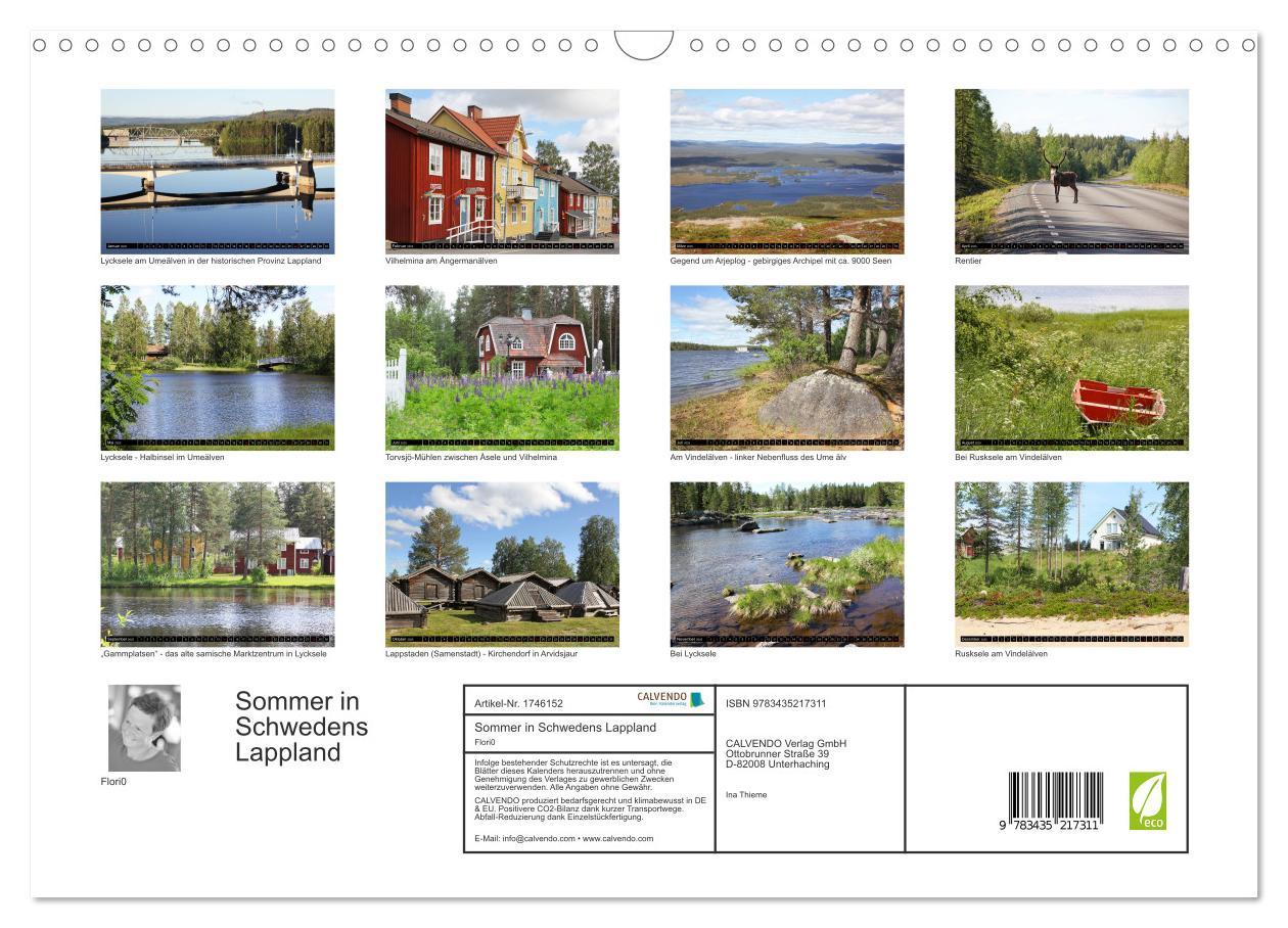 Bild: 9783435217311 | Sommer in Schwedens Lappland (Wandkalender 2025 DIN A3 quer),...