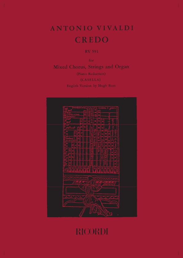 Cover: 9790041304724 | Credo Rv 591 | ED. A. CASELLA | Antonio Vivaldi | Partitur | 1984