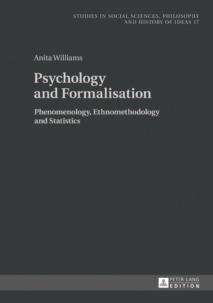 Cover: 9783631726112 | Psychology and Formalisation | Anita Williams | Buch | Englisch | 2017