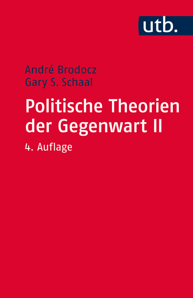 Cover: 9783825240783 | Politische Theorien der Gegenwart II. Bd.2 | Eine Einführung | Buch