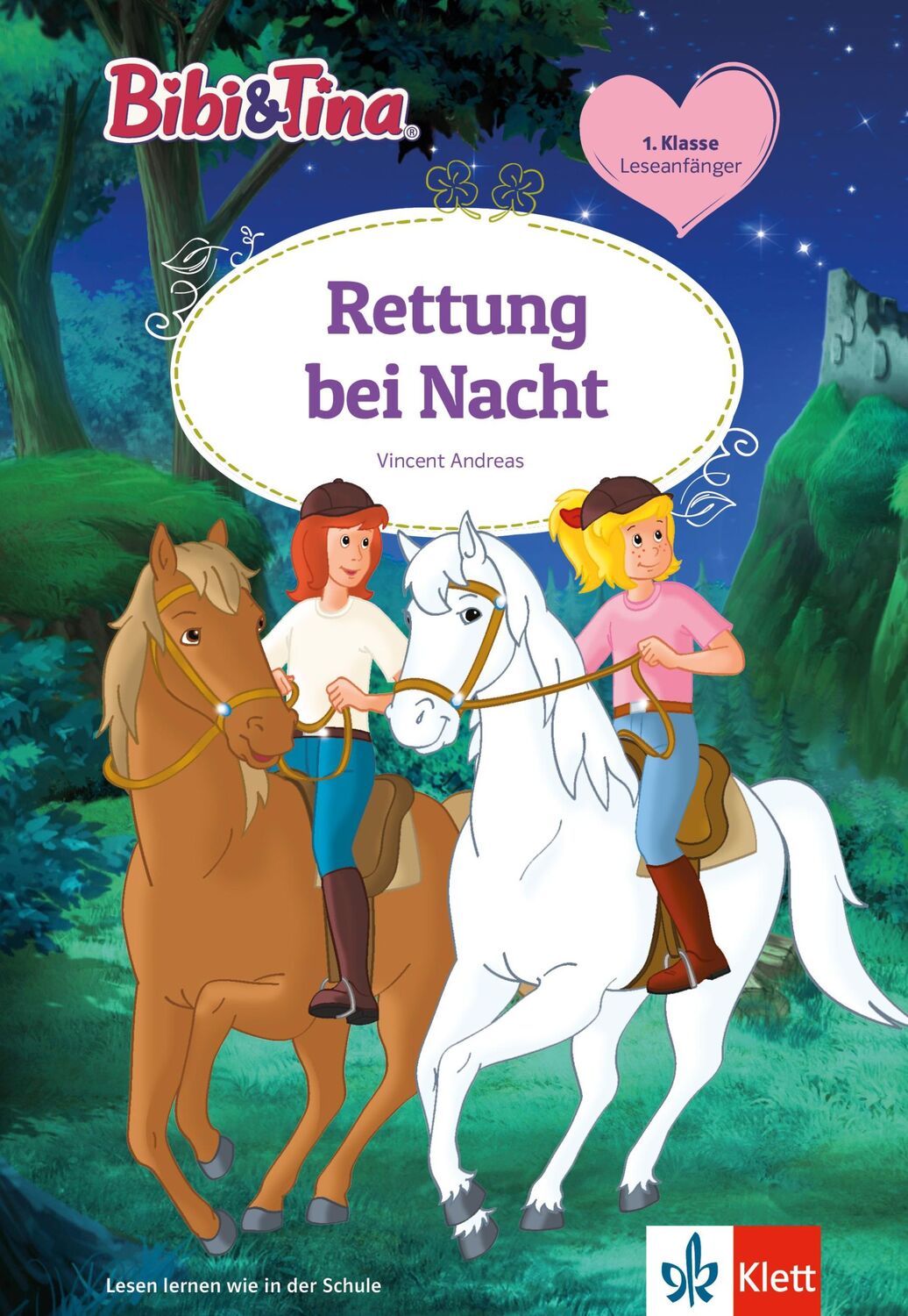 Cover: 9783129497210 | Bibi &amp; Tina: Rettung bei Nacht | Leseanfänger 1. Klasse, ab 6 Jahren