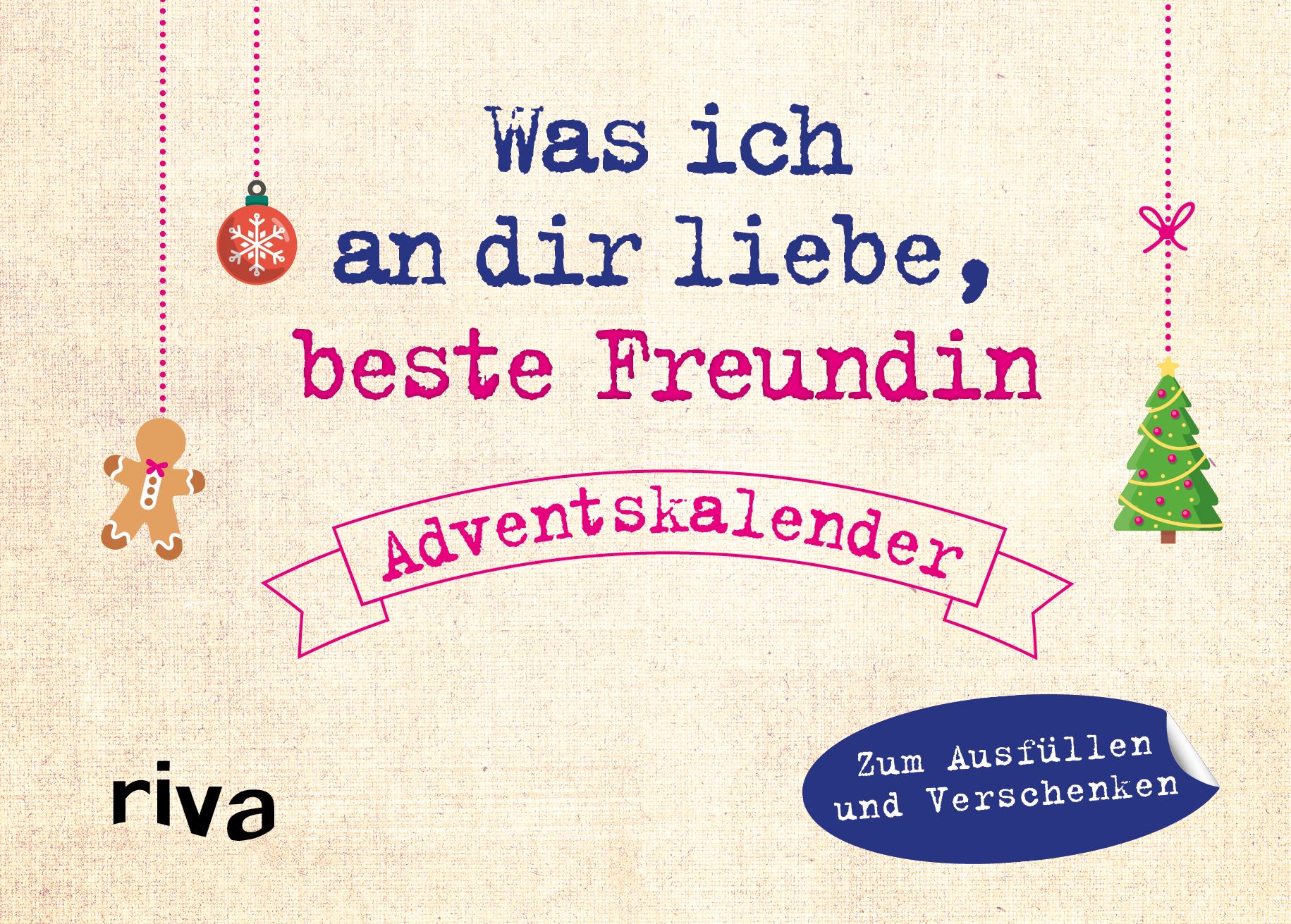 Cover: 9783742318244 | Was ich an dir liebe, beste Freundin - Adventskalender....