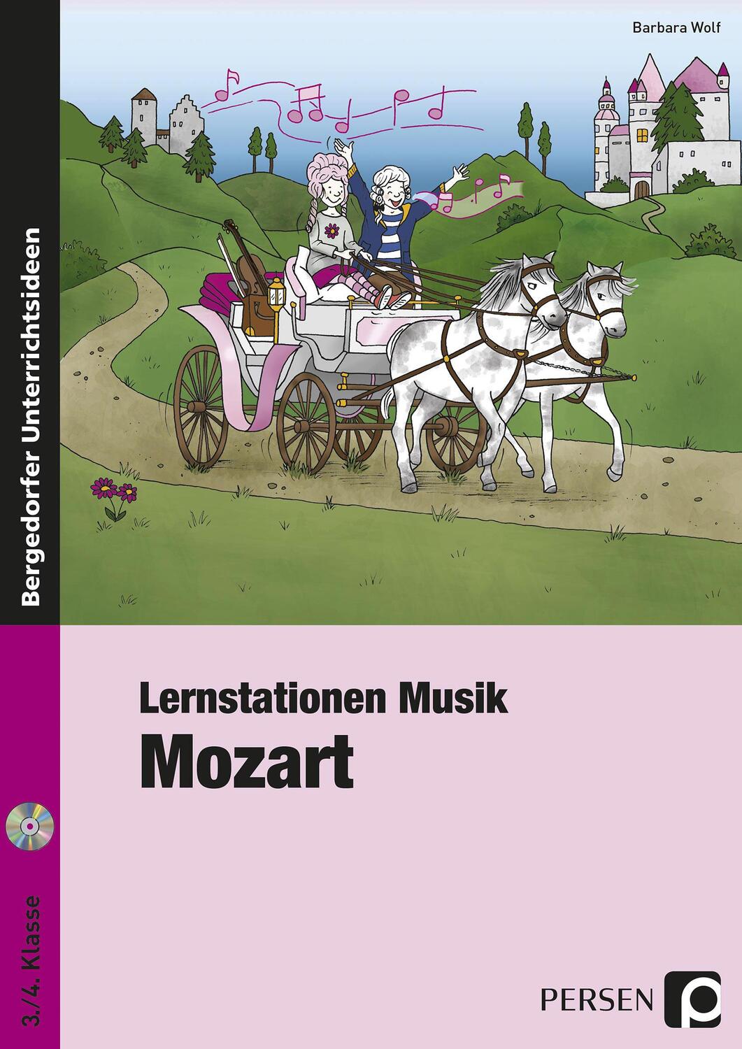 Cover: 9783403230342 | Lernstationen Musik: Mozart | 3. und 4. Klasse | Barbara Wolf | 2012