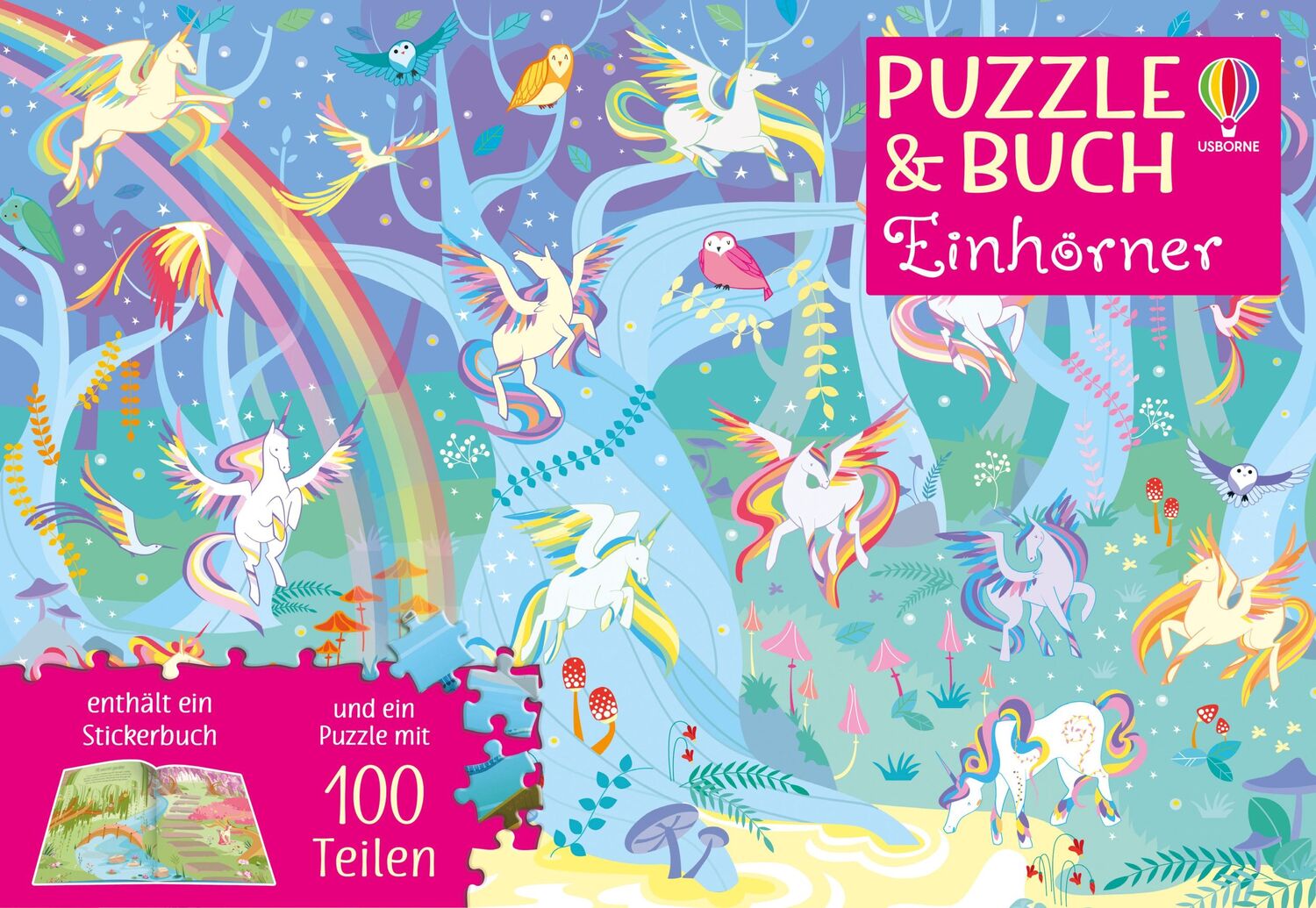 Cover: 9781789417913 | Puzzle &amp; Buch: Einhörner | Puzzle mit 100 Teilen | Sam Smith | Stück