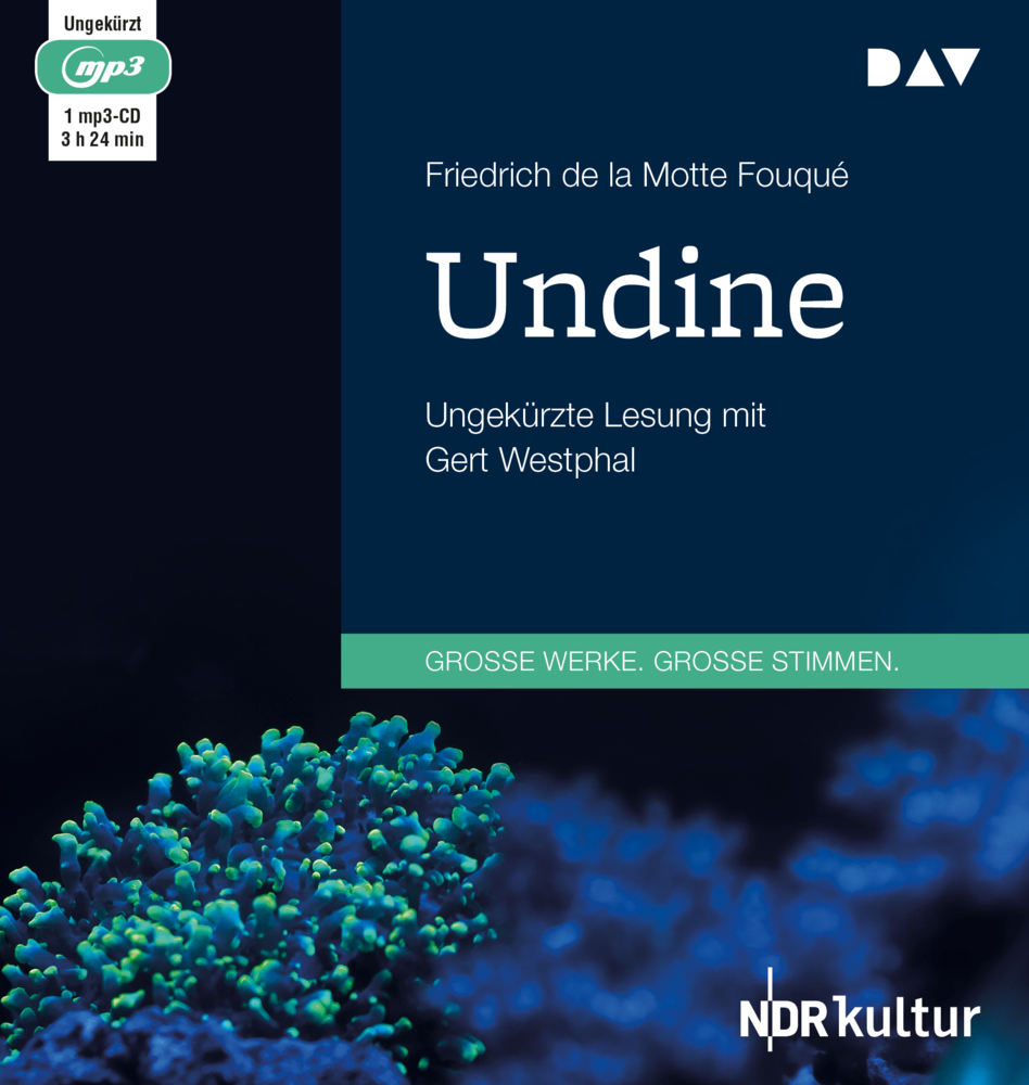 Cover: 9783742404329 | Undine, 1 Audio-CD, 1 MP3 | Friedrich de la Motte Fouqué | Audio-CD