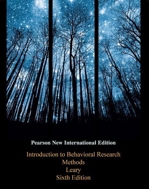 Cover: 9781292020273 | Introduction to Behavioral Research Methods | Mark Leary | Taschenbuch