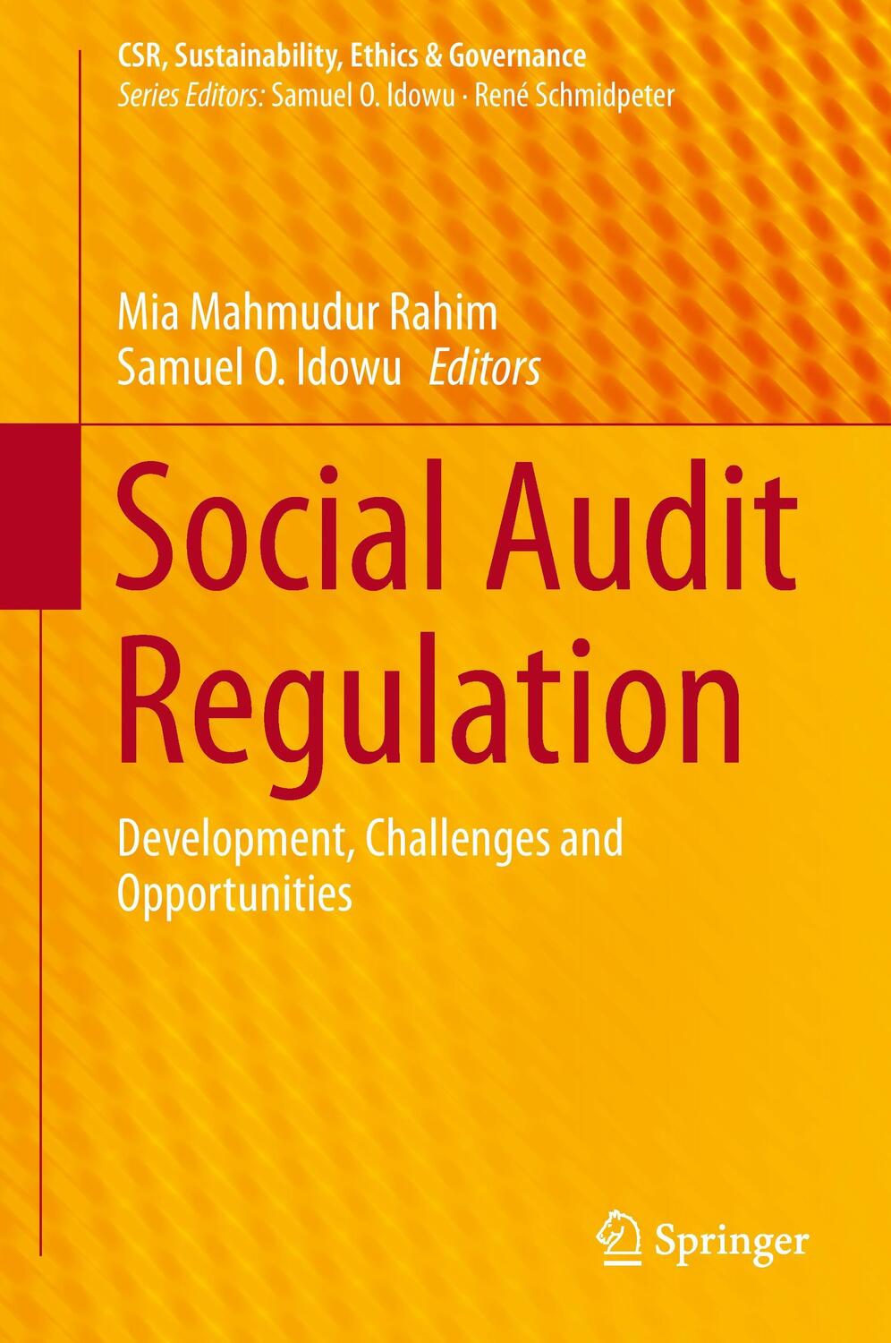 Cover: 9783319158372 | Social Audit Regulation | Development, Challenges and Opportunities
