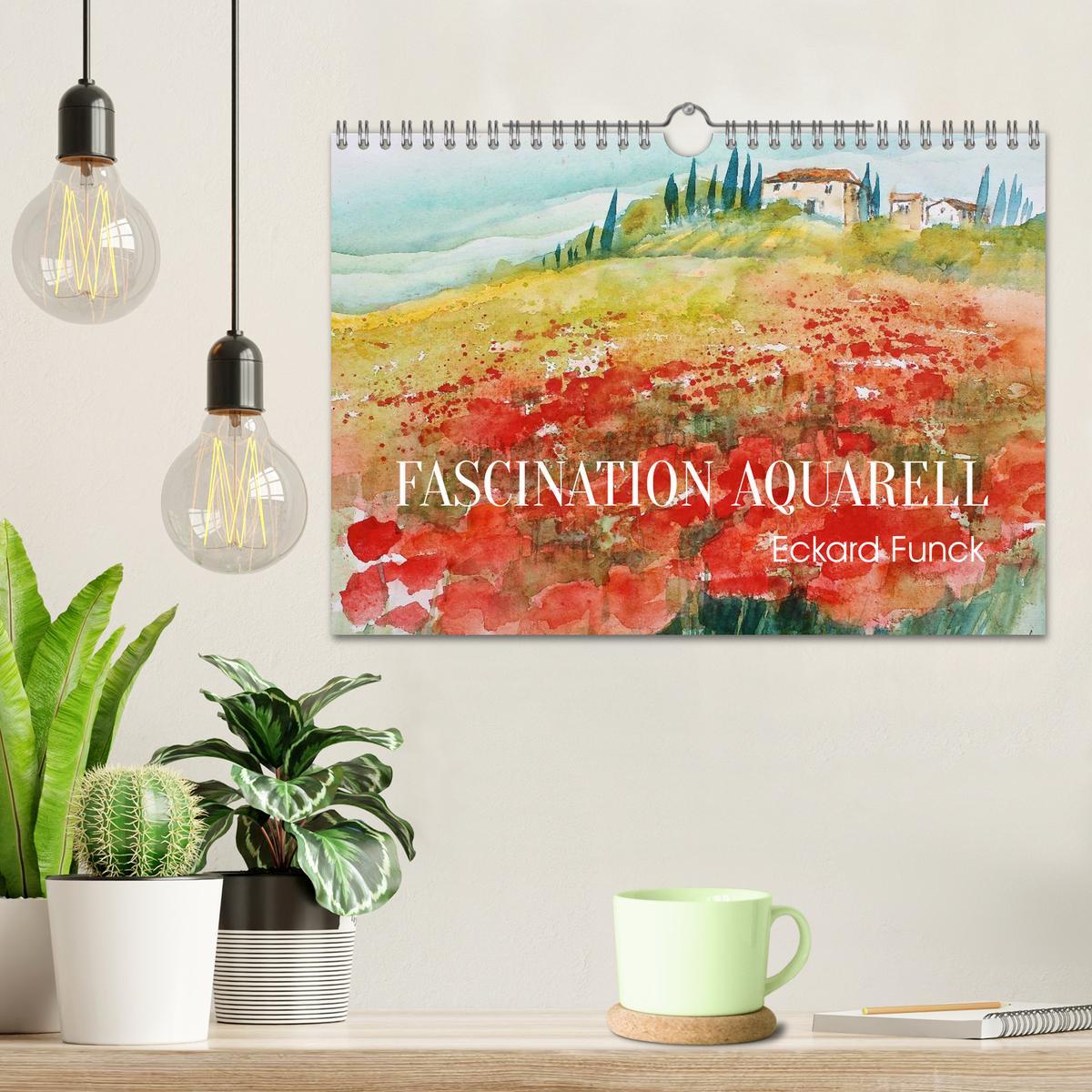 Bild: 9783435559794 | Faszination Aquarell - Eckard Funck (Wandkalender 2025 DIN A4...