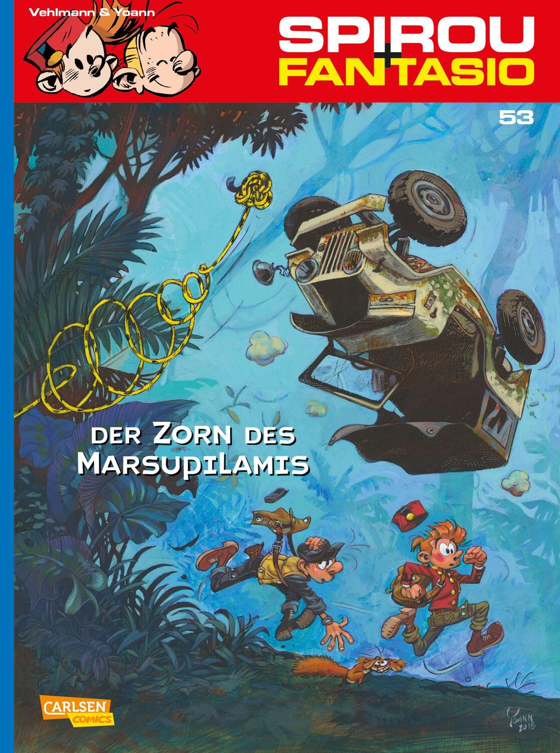 Cover: 9783551774637 | Spirou & Fantasio 53: Der Zorn des Marsupilamis | Fabien Vehlmann