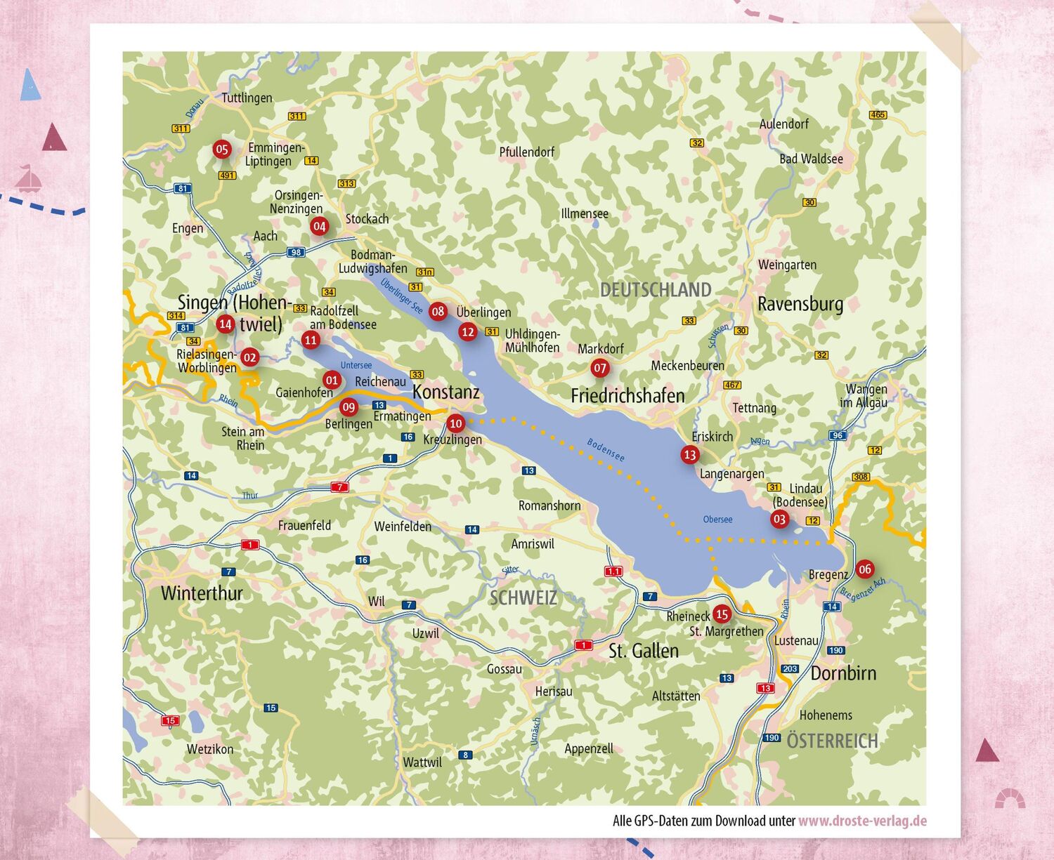 Bild: 9783770022441 | Bodensee. Radeln für die Seele | Wohlfühltouren | Reinhard Schröter