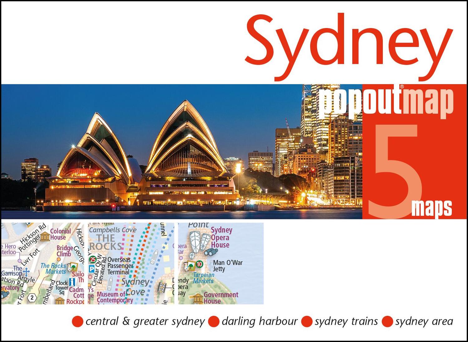 Cover: 9781910218860 | Sydney PopOut Map | (Land-)Karte | PopOut Maps | Englisch | 2019