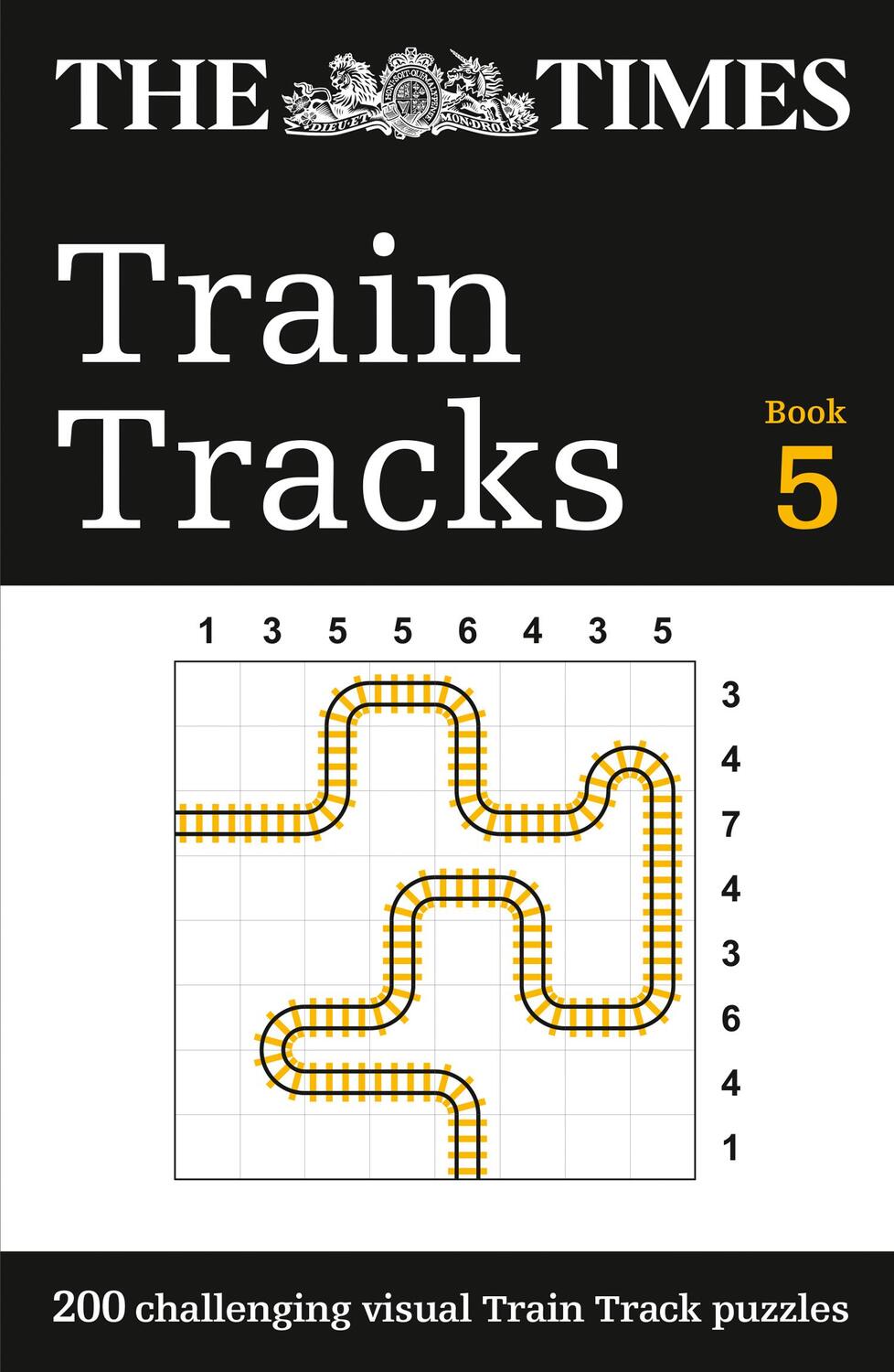 Cover: 9780008535858 | The Times Train Tracks Book 5: 200 Challenging Visual Logic Puzzles