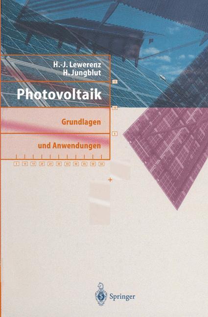 Cover: 9783642793356 | Photovoltaik | Grundlagen und Anwendungen | H. Jungblut (u. a.) | Buch