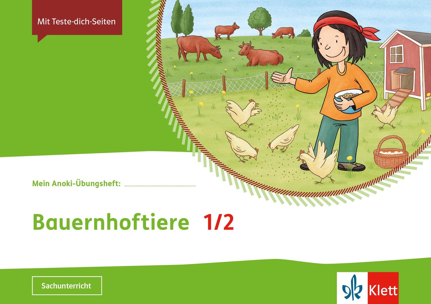 Cover: 9783121610587 | Mein Anoki-Übungsheft. Tiere auf dem Bauernhof. Arbeitsheft 1.-2....