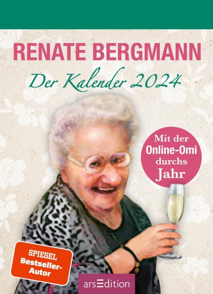 Cover: 4014489129912 | Renate Bergmann - Der Kalender 2024 | Mit der Online-Omi durchs Jahr