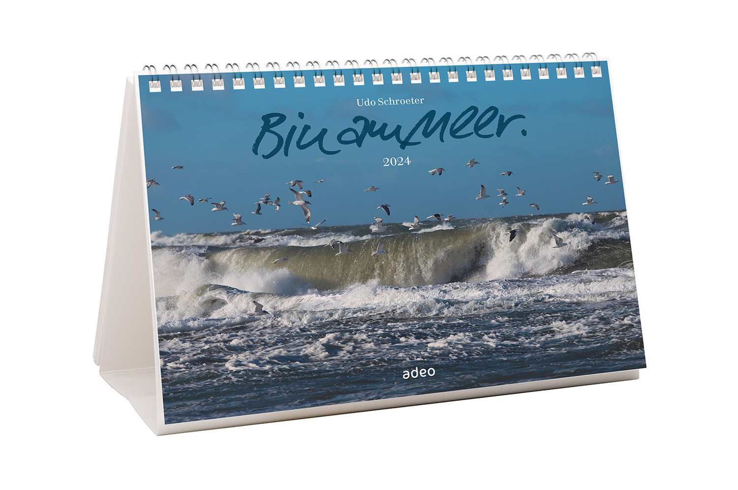 Cover: 9783863343699 | Bin am Meer 2024 - Tischkalender | Udo Schroeter | Kalender | 14 S.