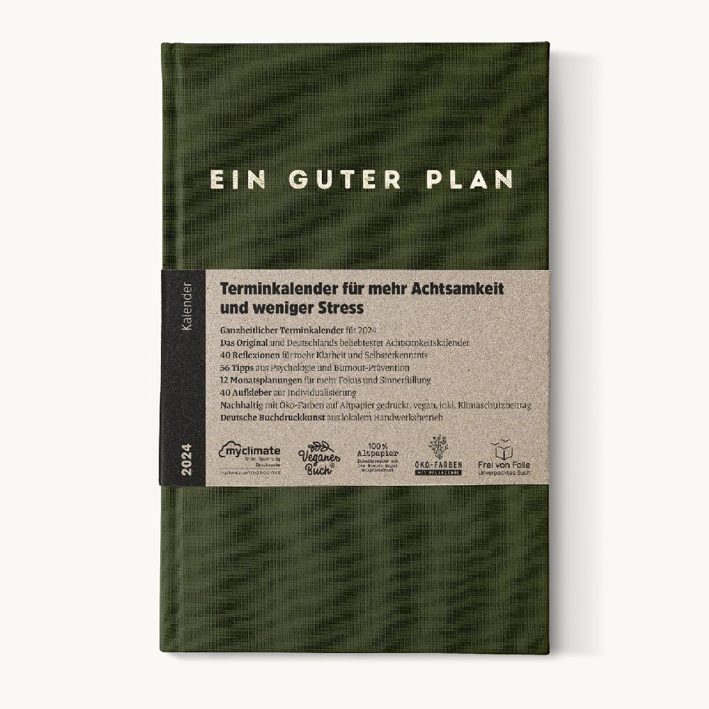 Cover: 4260653842372 | Ein guter Plan 2024, Wald | Jan Lenarz | Kalender | Leinen | 264 S.