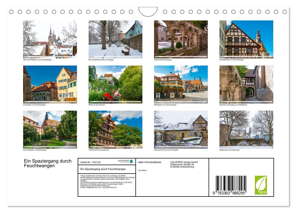 Bild: 9783383988295 | Ein Spaziergang durch Feuchtwangen (Wandkalender 2025 DIN A4 quer),...