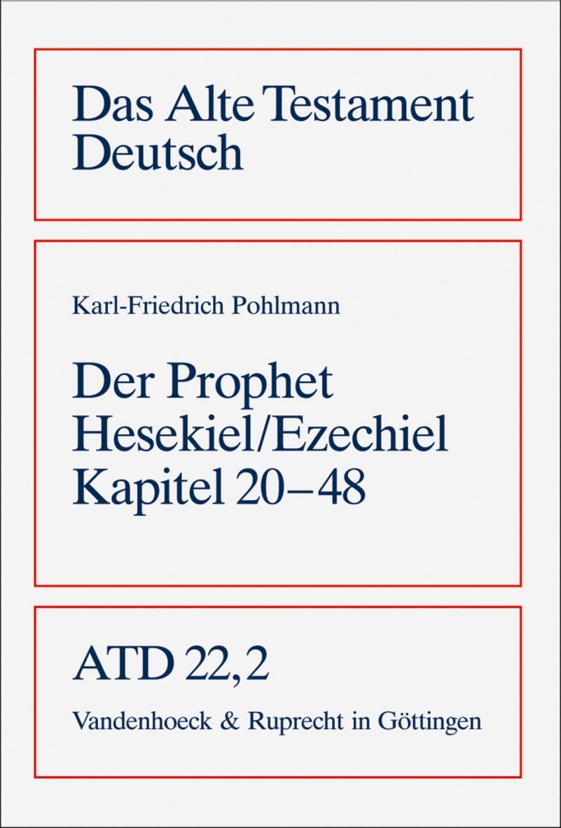 Cover: 9783525512036 | Das Buch des Propheten Hesekiel (Ezechiel) | Karl-Friedrich Pohlmann