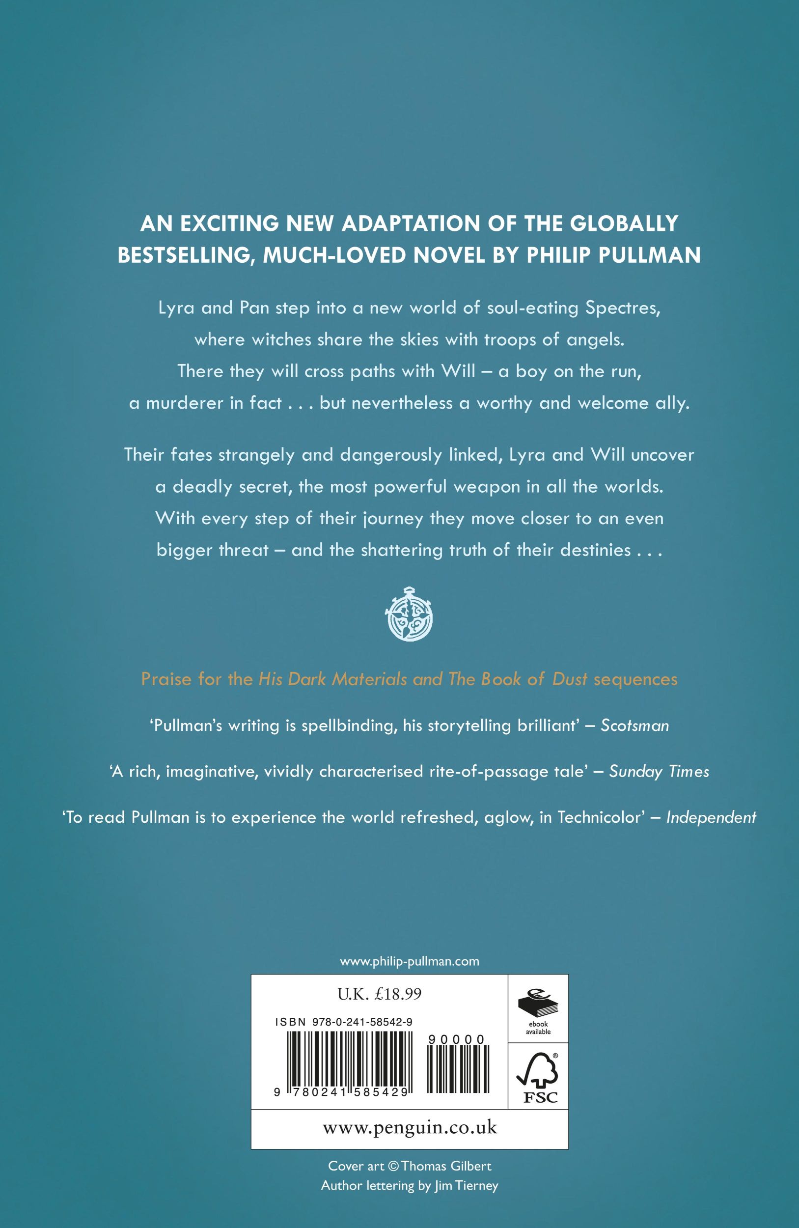 Rückseite: 9780241585429 | The Subtle Knife: The Graphic Novel | Philip Pullman | Buch | 272 S.