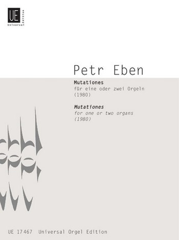 Cover: 9783702415792 | Mutationes | Petr Eben | Buch | Universal Edition | EAN 9783702415792