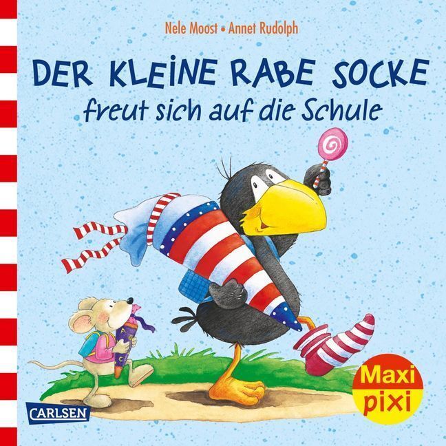 Cover: 9783551032287 | Maxi Pixi 315: Der kleine Rabe Socke freut sich auf die Schule | Moost
