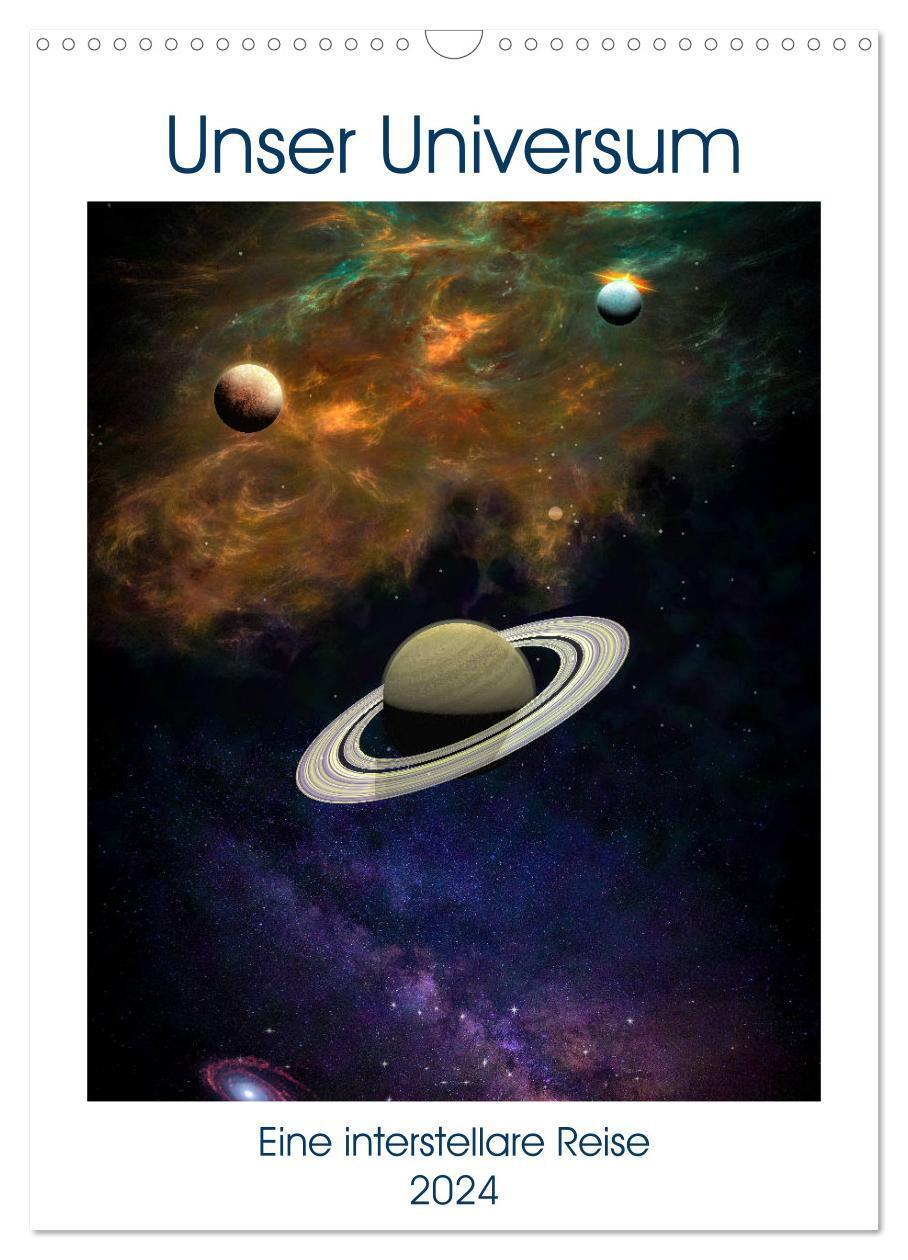 Cover: 9783383025075 | Unser Universum eine interstellare Reise (Wandkalender 2024 DIN A3...