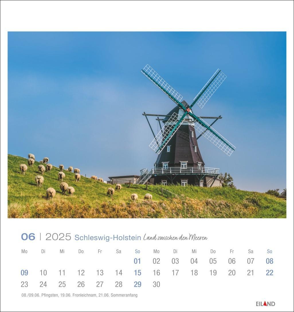 Bild: 9783964023339 | Schleswig-Holstein Postkartenkalender 2025 - Land zwischen den Meeren