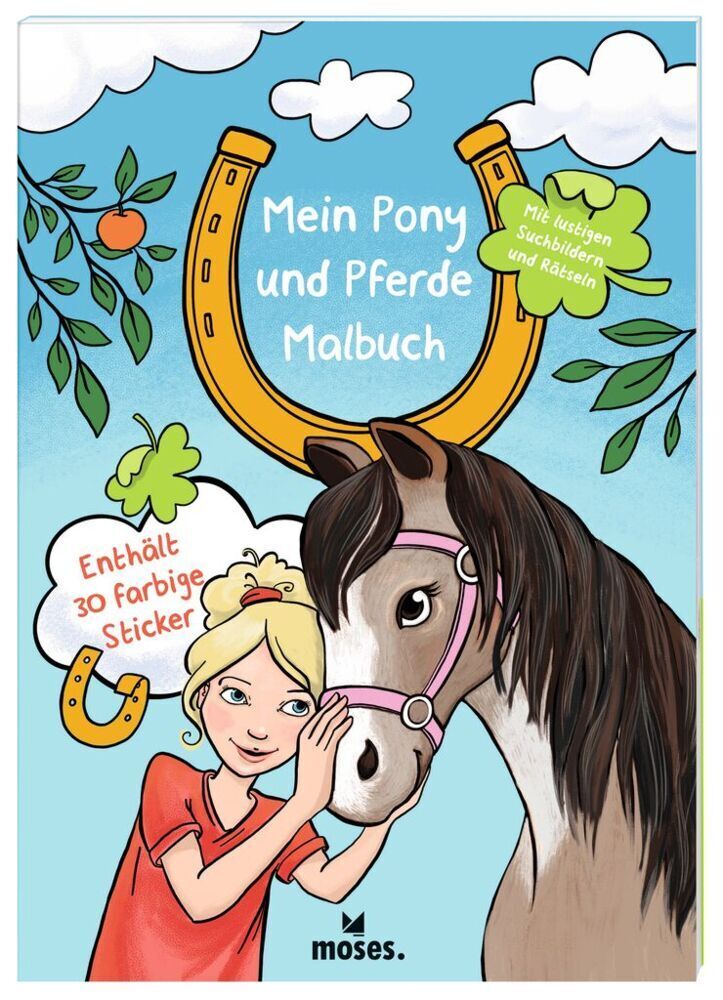 Cover: 9783964551320 | Mein Pony und Pferde Malbuch | Natasa Kaiser | Taschenbuch | 24 S.