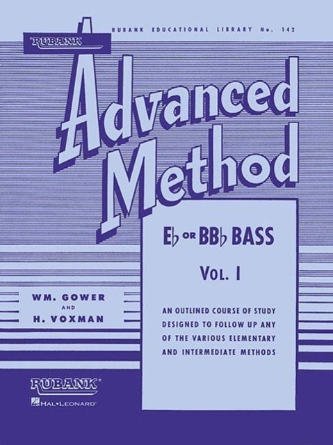 Cover: 9781423444398 | Rubank Advanced Method, Vol. 1 - Bass/Tuba (B.C.) | H. Voxman (u. a.)
