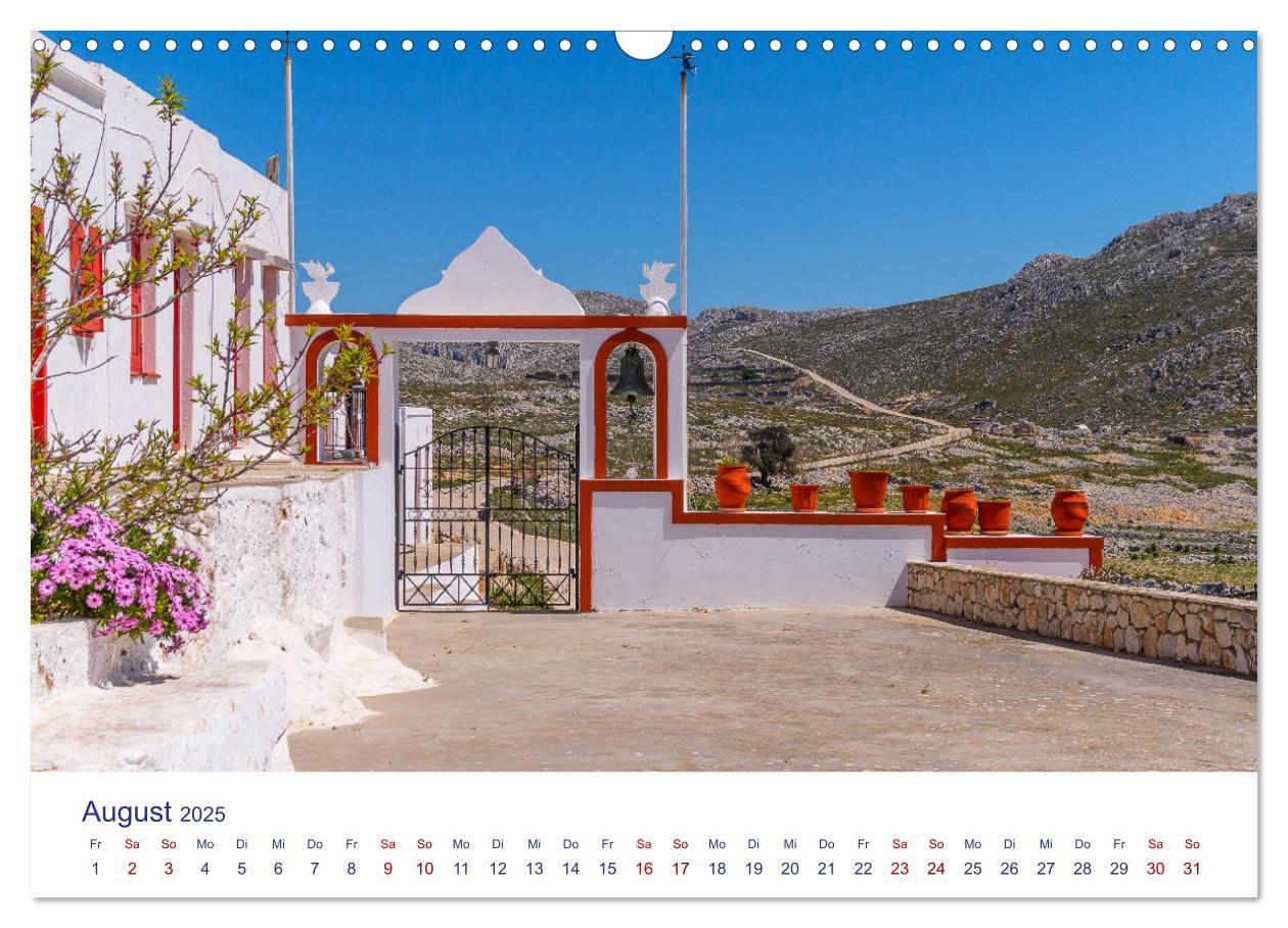 Bild: 9783383959172 | Insel Chalki (Wandkalender 2025 DIN A3 quer), CALVENDO Monatskalender