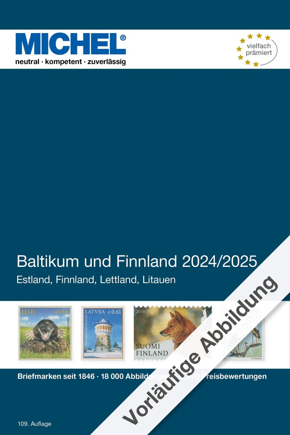 Cover: 9783954024810 | Baltikum und Finnland 2024/2025 | Europa Teil 11 | Michel-Redaktion