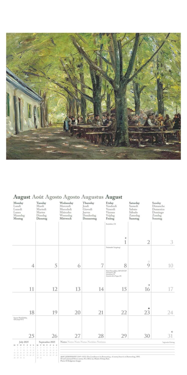 Bild: 4002725994059 | Impressionism 2025 - Wand-Kalender - Borschüren-Kalender - 30x30 -...