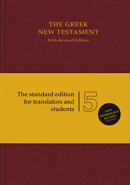 Cover: 9783438051165 | The Greek New Testament | Fifth Revised Edition. Standardausgabe rot