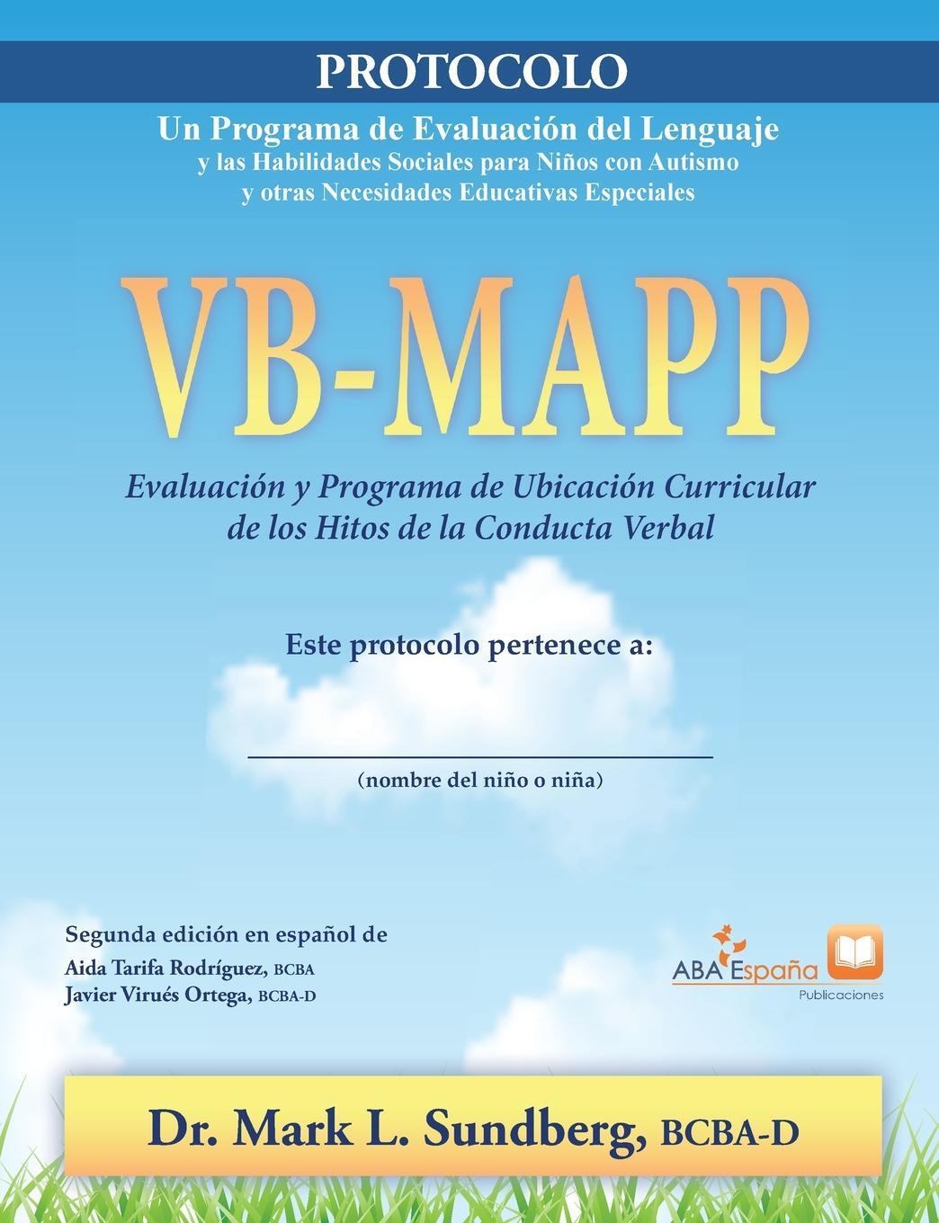 Cover: 9788409331246 | VB-MAPP, Evaluación y programa de ubicación curricular de los hitos...