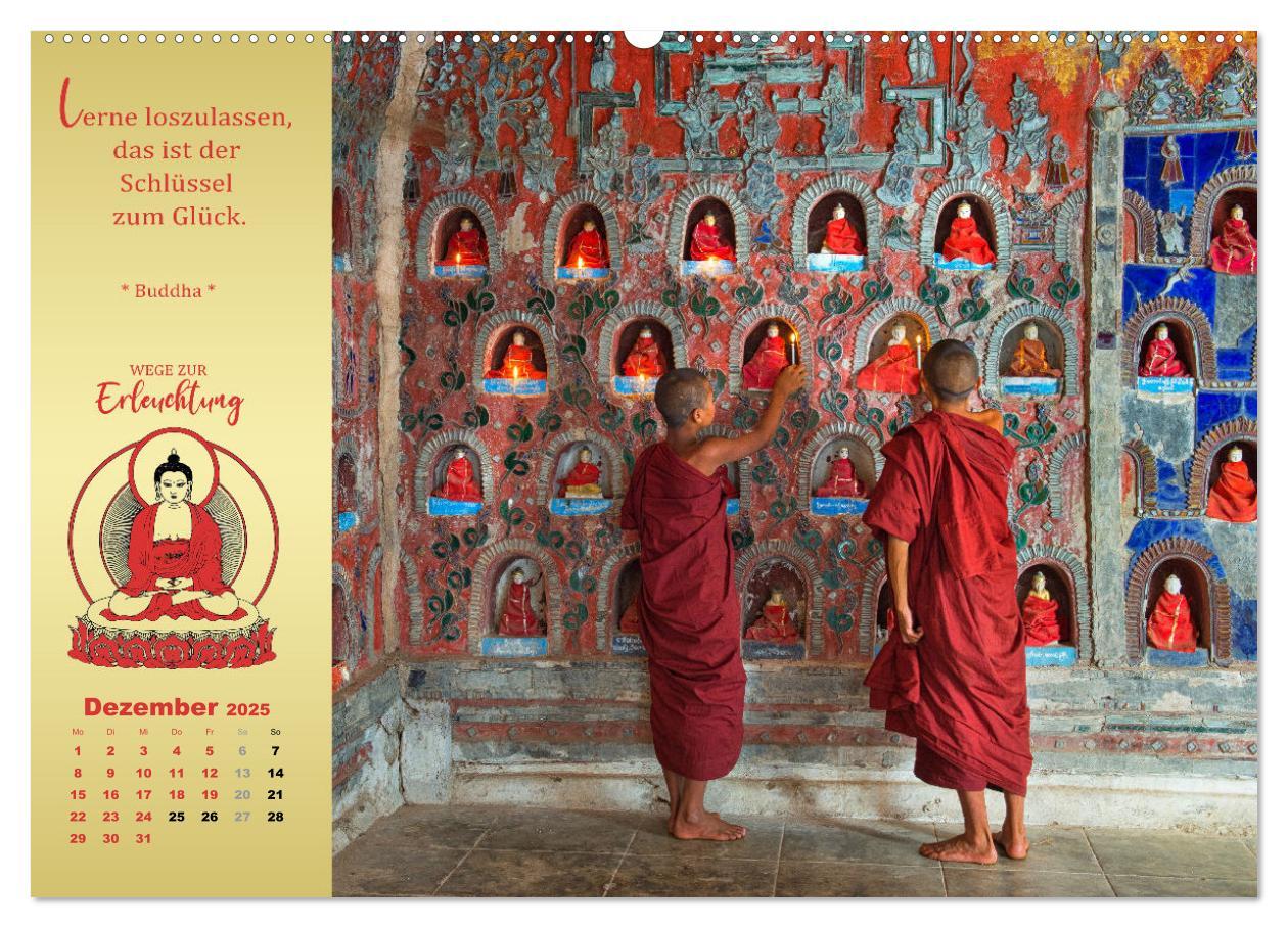 Bild: 9783383907463 | Buddhistische Weisheiten - Wege zur Erleuchtung (Wandkalender 2025...