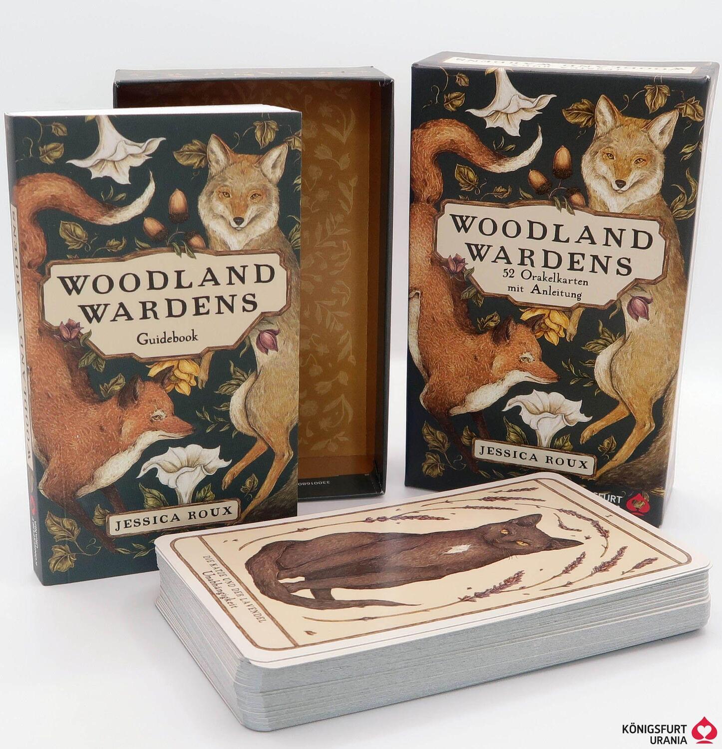 Cover: 9783868268041 | Woodland Wardens: 52 Orakelkarten mit Booklet | Jessica Roux | Buch