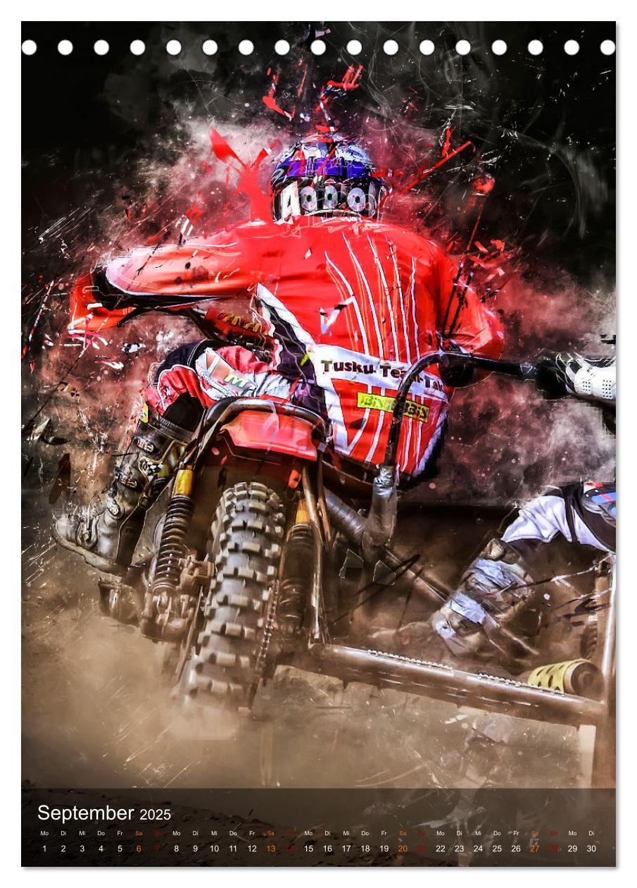 Bild: 9783435912742 | Motocross Seitenwagen - einfach cool (Tischkalender 2025 DIN A5...