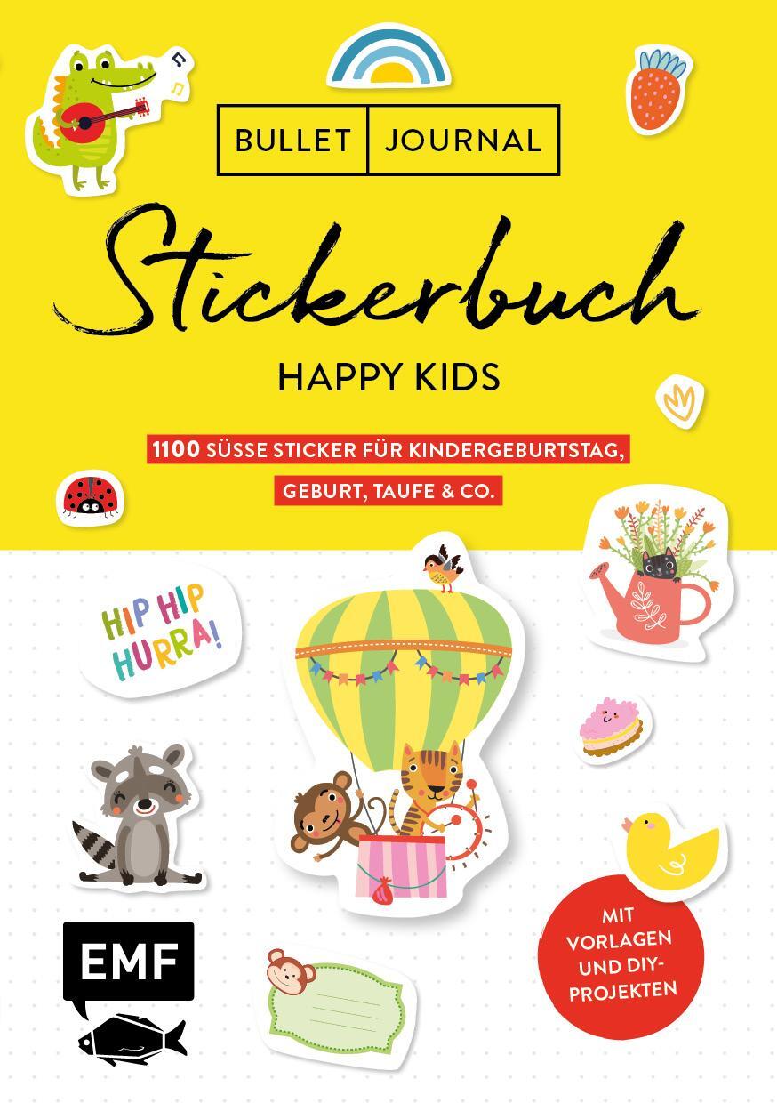Cover: 9783745906066 | Bullet Journal - Stickerbuch Happy Kids: 1100 süße Sticker für...