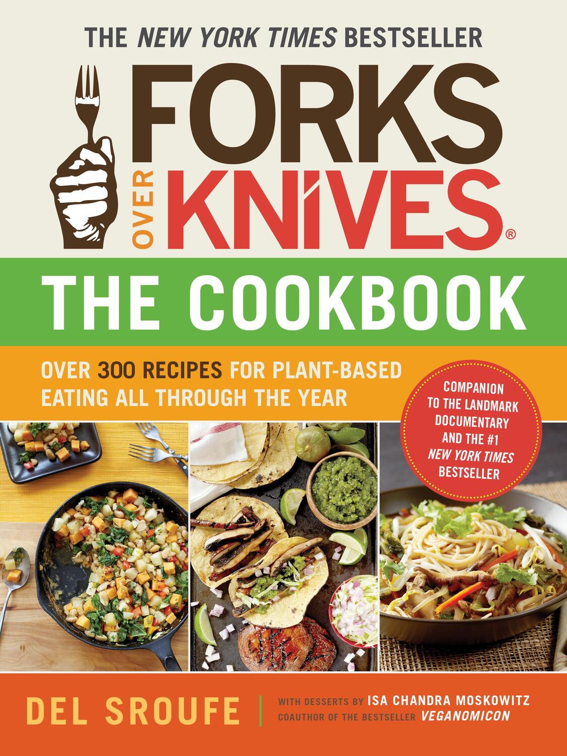 Cover: 9781615190614 | Forks Over Knives Cookbook:Over 300 Recipes for Plant-Based Eating All