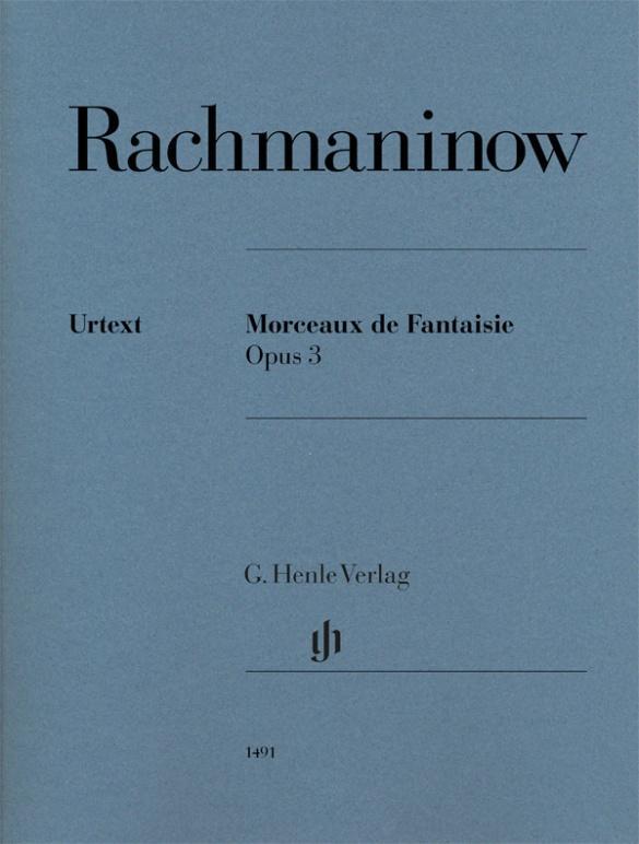 Cover: 9790201814919 | Rachmaninow, Sergej - Morceaux de Fantaisie op. 3 | Dominik Rahmer