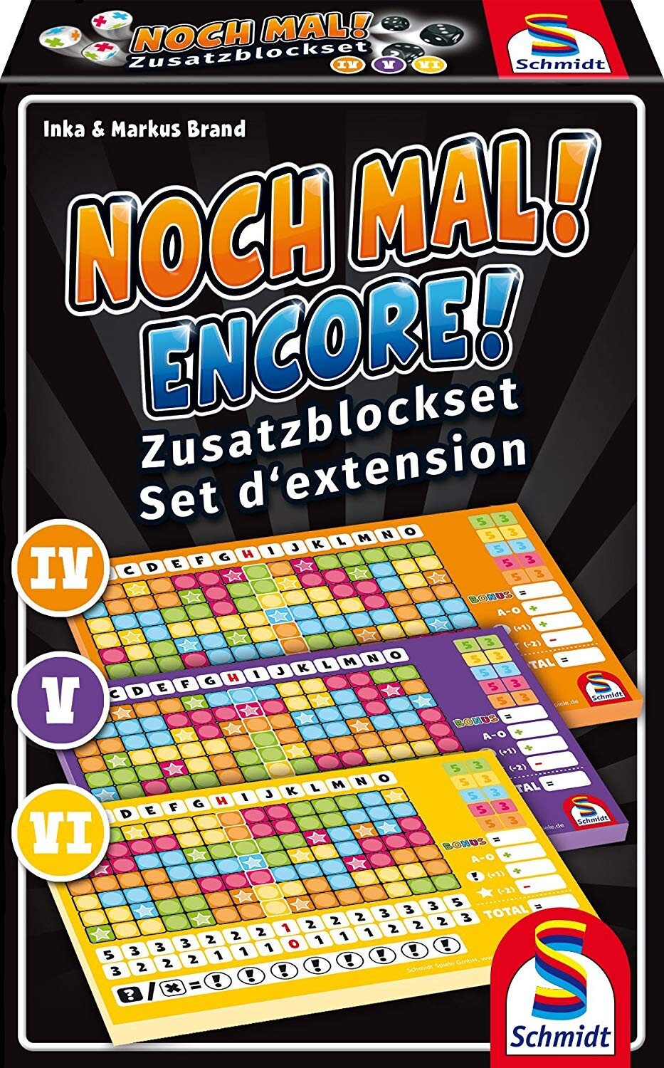 Cover: 4001504493455 | Noch Mal!/Encore! - Zusatzblockset | 3 Spielblöcke IV, V, VI | Deutsch