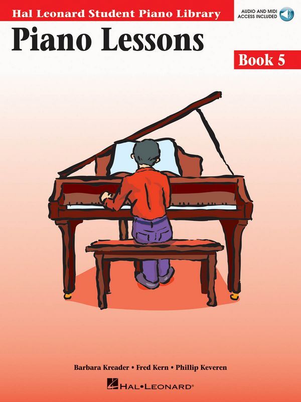 Cover: 9780634084270 | Piano Lessons Book 5 - Book &amp; Audio | Barbara Kreader | Hal Leonard