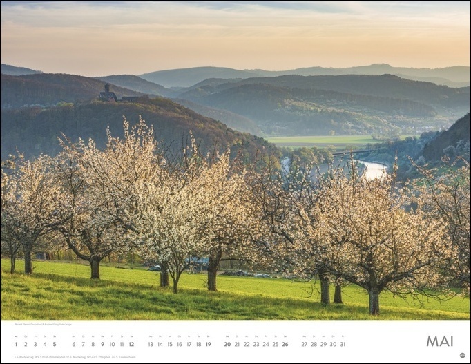Bild: 9783756401383 | Schönes Deutschland Posterkalender 2024. Reise-Kalender mit 12...
